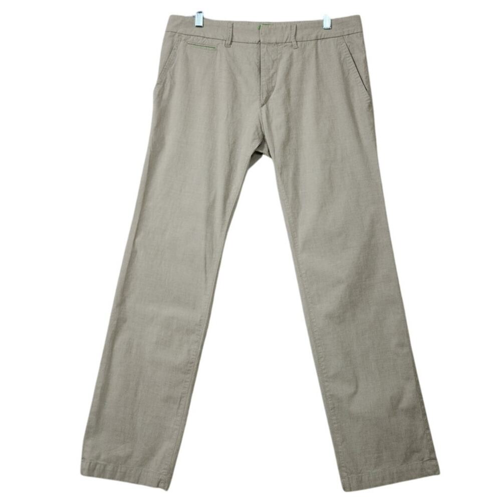Hugo Boss Stretch Khaki Chinos Men Size, 36 X 31